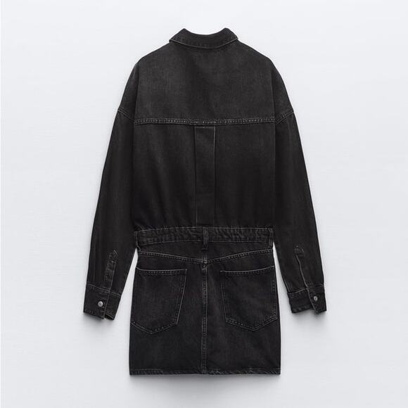ZARA TRF DENIM SHIRTDRES - Picture 11 of 12